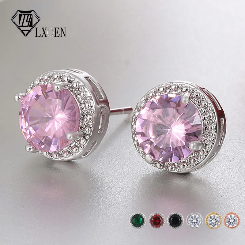 Moda de lujo Brillante Brillante Pera Cortada Circón CZ diamantes de imitación pendientes de color blanco