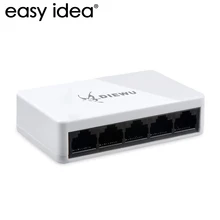 Сетевой коммутатор 5 Порты 10/100 Мбит/с Fast Ethernet RJ45 коммутатор сетевой концентратор Auto MDI полный/полудуплекс сетевые коммутаторы адаптер
