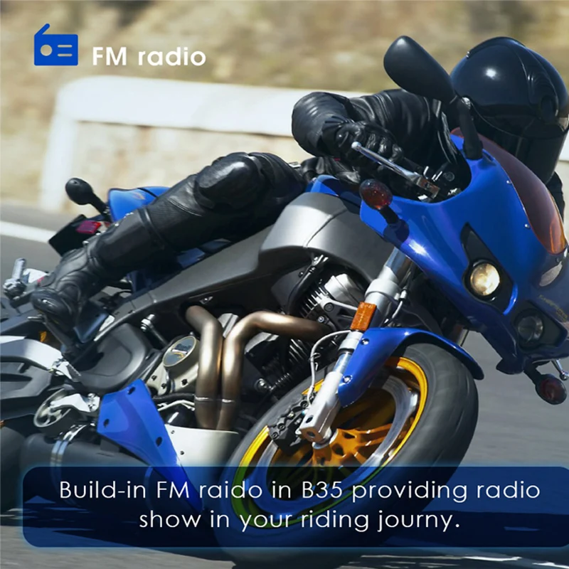 Беспроводные Bluetooth наушники гарнитура для езды на мотоцикле шлеме громкая связь