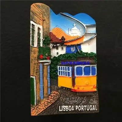 Лиссабон португалия туристический Мемориал холодильник магнит смолы 3D Магнит-наклейка на холодильник Путешествия Сувенир кухня украшение дома - Цвет: see chart