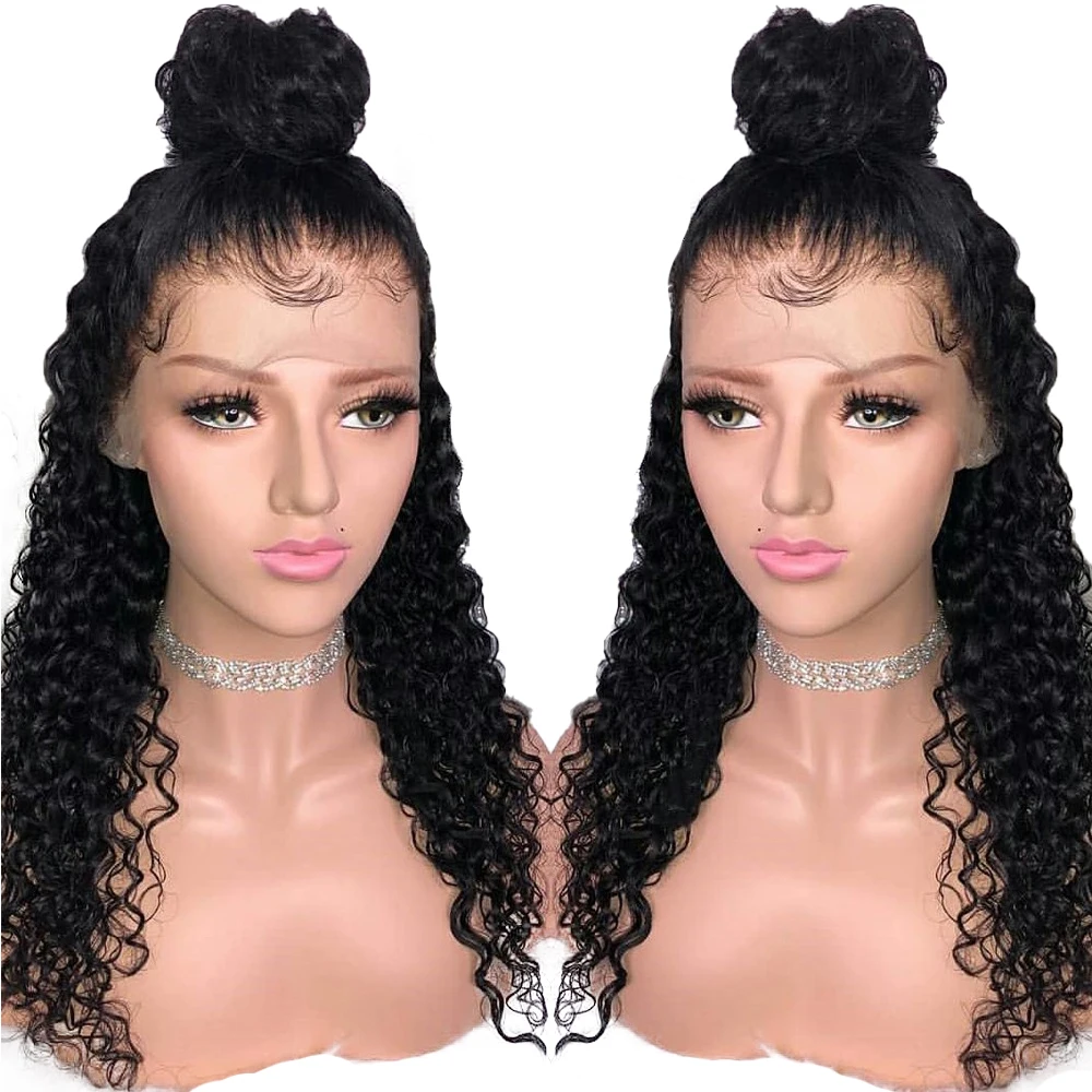 

HD Lace Transparent Lace Frontal Wig Curly 360 Lace Frontal Human Hair Wigs For Women HD Transparent Pre Plucked Aimoonsa