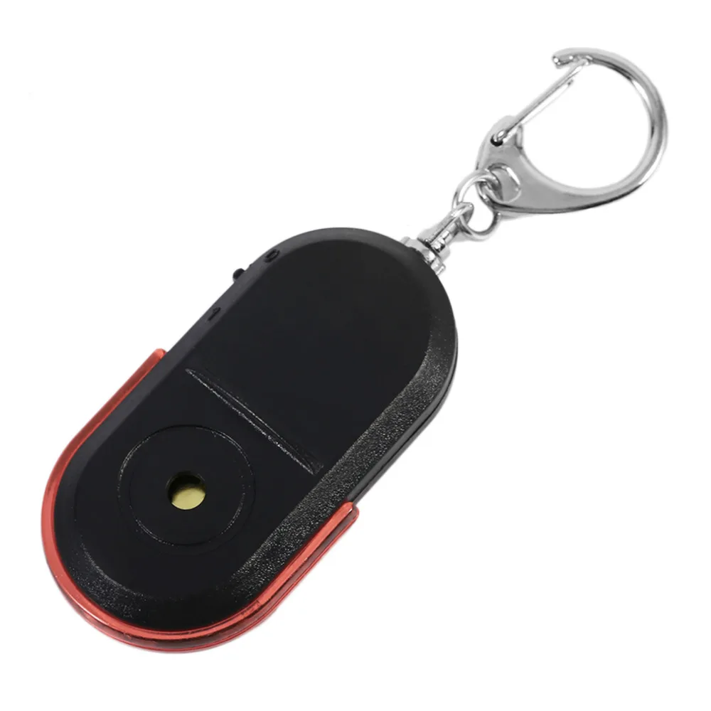 Брелок-локатор для ключей от потери, со звуковым свистком, светодиодный мини-датчик, ключ от потери