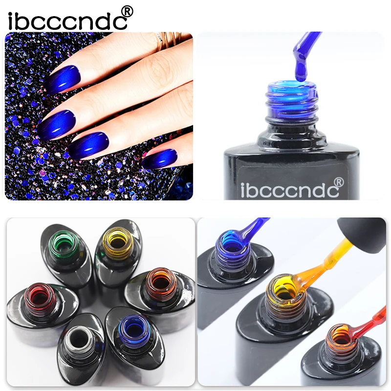 Ibcccndc новейший дизайн ногтей Магнитный Гель-лак с эффектом "кошачий глаз" 10 мл УФ Гель-лак для ногтей лак с 3D эффектом магнит Стик Magic Nails
