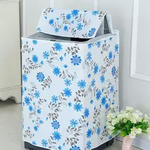 1 шт. чехол для стиральной машины с цветочным узором практичные прочные водонепроницаемые чехлы для защиты повседневной жизни стиральная машина для дома