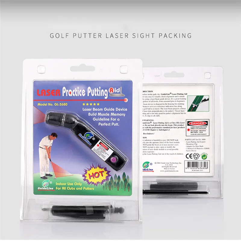 PGM Golf Putter Laser Sight Indoor Teaching Putter Aim Putt Help Practice