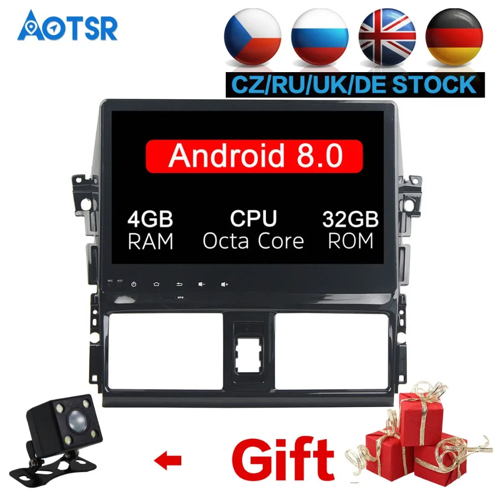 Discount 10.1 inch Android 8.0 4+32G Car DVD Player GPS navigation For Toyota YARIS 2013-2015 head unit multimedia player tape recorder 0 Discount 10.1 inch Android 8.0 4+32G Car DVD Player GPS navigation For Toyota YARIS 2013-2015 head unit multimedia player tape recorder 0