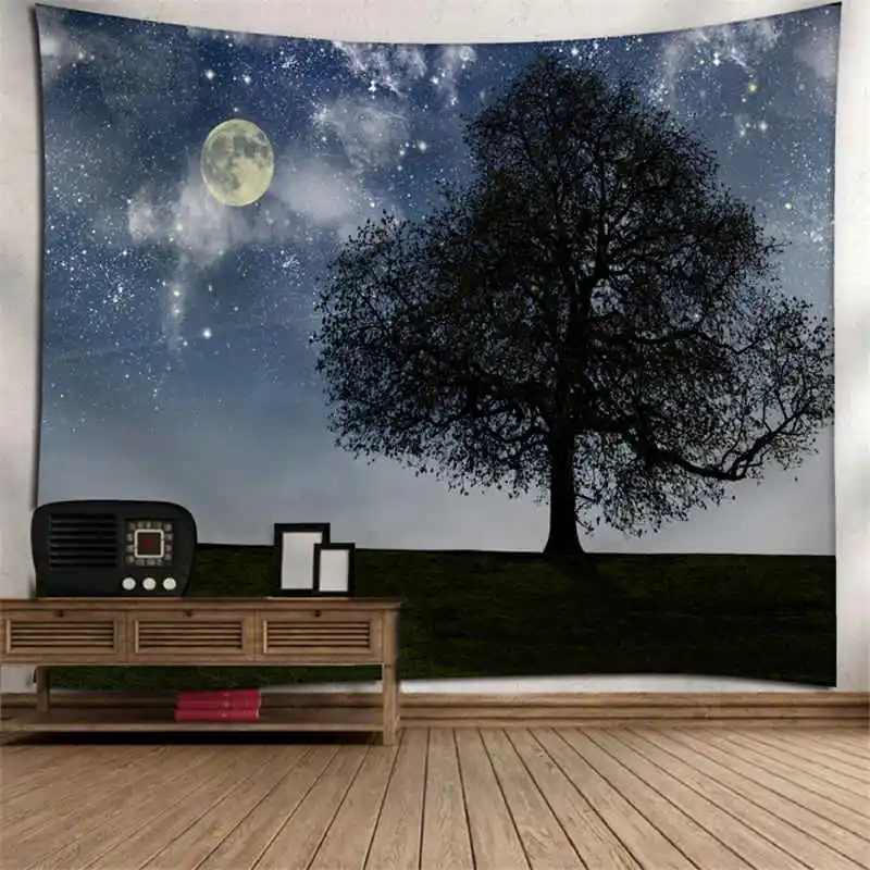 cosmic space moon tapestry (2)