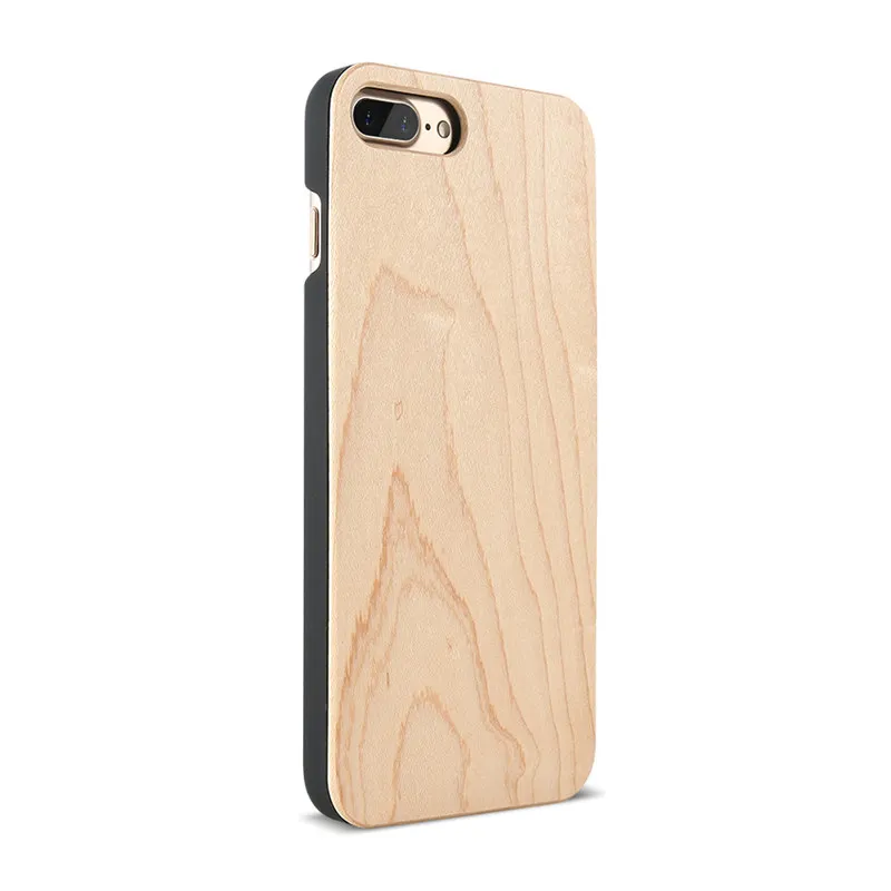 Чехол для телефона для iPhone XS Max XR X 8 7 6S 6 Plus чехол Роскошный натуральная древесина чехол для iPhone 11 Pro Max Деревянный чехол Fundas - Color: Maple Wood