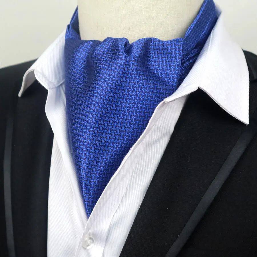 67 Цвета модные Для мужчин в горошек, в полоску, с цветочным принтом Пейсли формальный аскотский шейный платок для юных джентльменов человек самозавязанный полиэстер шелковые галстуки на свадьбу - Цвет: SMT-LJ08-02