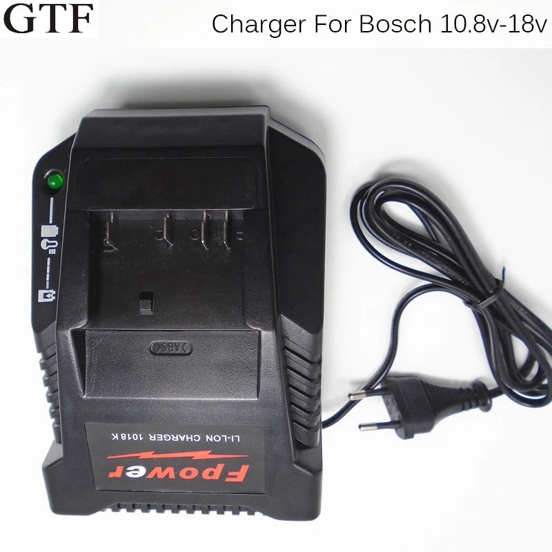 GTF Мощность инструмент Li-Ion Батарея Зарядное устройство для Bosch AL1820CV 10,8 в-18 в Мощность инструмент BAT607 BAT609 BAT610 AL1860 BC630 accmulators сотовый телефон
