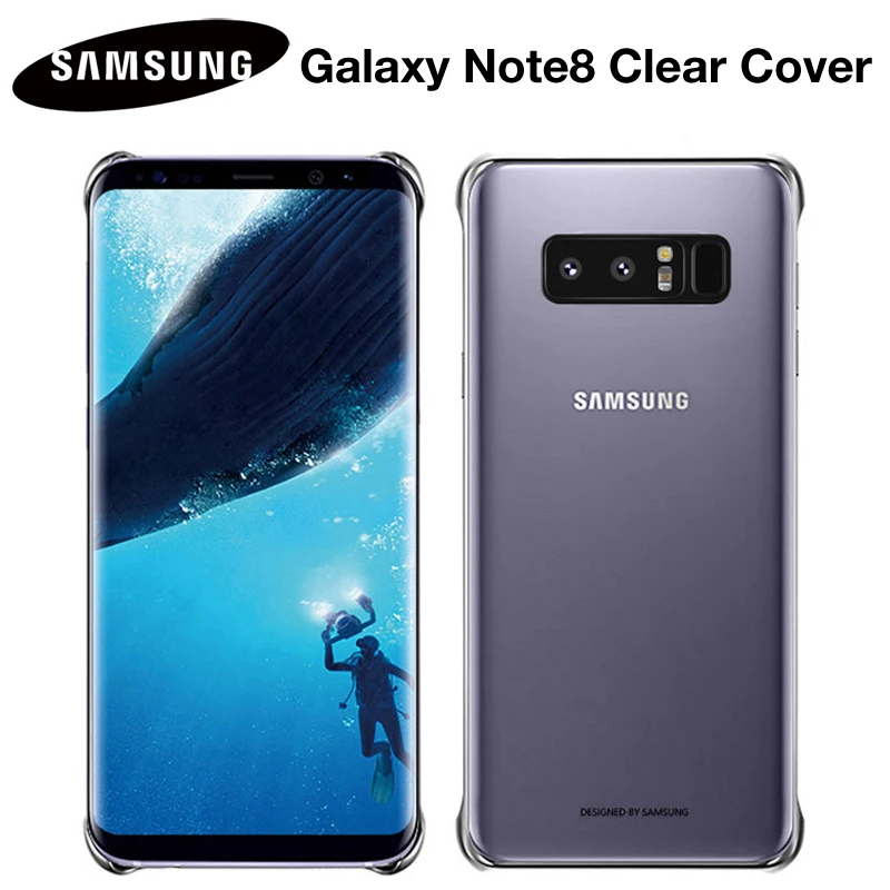 

100% Original Phone Cover For Samsung Galaxy Note8 N9500 Note 8 N950F SM-N950F Transparent Phone Soft Shell Authentic Phone Case