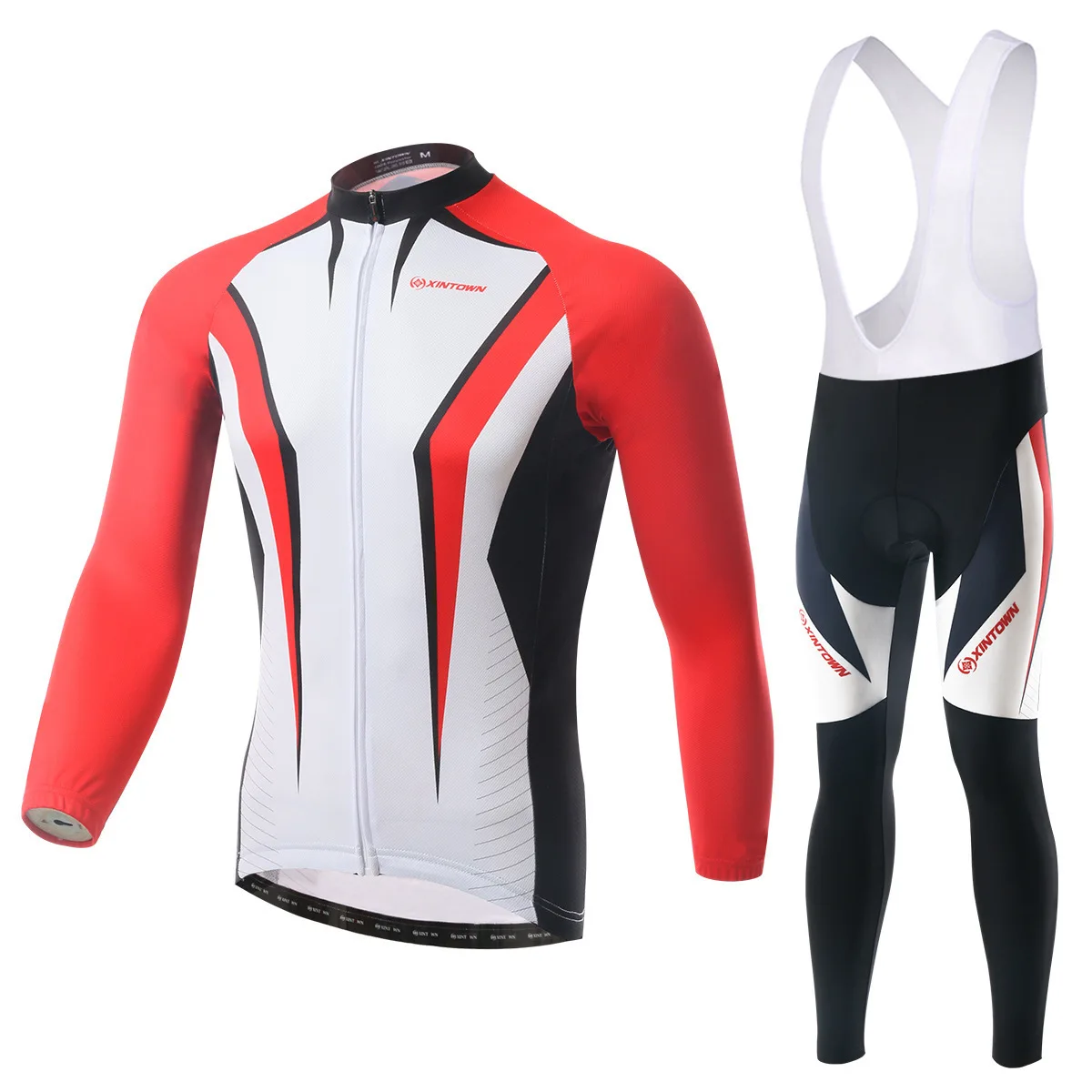 

BOODUN Sharp Arrows Red Cycling Wear Straps Long Sleeve Suit Bicycle Serve Catch Down Windbreak Keep Warm Function Underwear