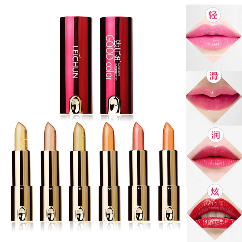 

NEW Vitamin E Lipstick Makeup Long-Lasting Moisturizer Temperature Changed Colorful Lip Blam Waterproof Transparent Lipstick