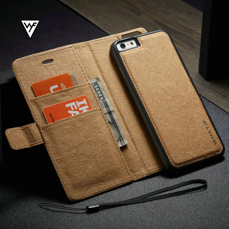 

Original New Flip Case for iphone 6 s Plus leather Wallet Card Holder Stand Case Business Case Cover for iphone 6 Plus 6s Plus