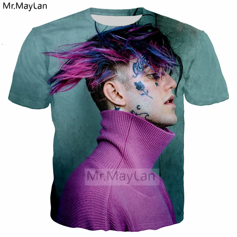 

American Rapper Lil Peep 3D Print Tshirt Men/women Hiphop Rock T-shirt Boys Cool Modis T shirt Man Summer Tops Clothing Harajuku