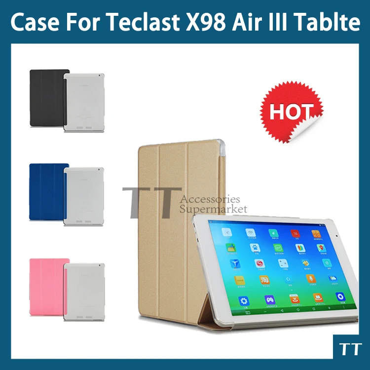 for teclast X98 Air 3 case PU Leather Protective Case cover For teclast X98 Air III X98 plus 9.7inch Tablet PC+ free 2 gifts 2016 high quality keyboard case for teclast x98 pro windows 10 tablet pc for teclast x98 pro keyboard case