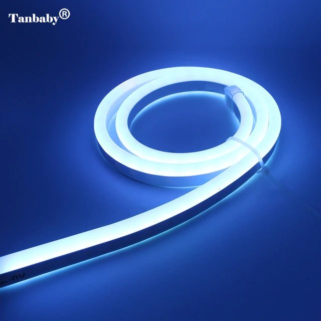 tanbaby ac220v led neon strip light 120led m 2835 ip67 waterproof