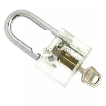 Слесарь лезвие прозрачный замок практика замок инструмент оборудование