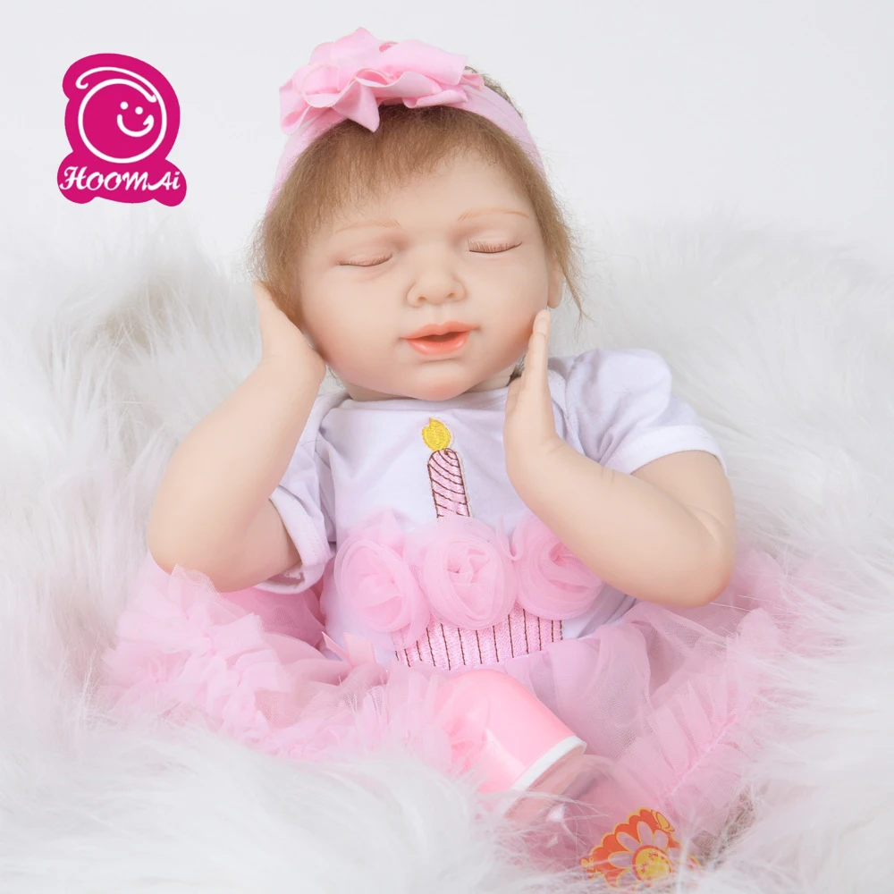 Новый дизайн живой младенец reborn с тканевым телом 55 см Кукла Reborn Baby имитация кукла