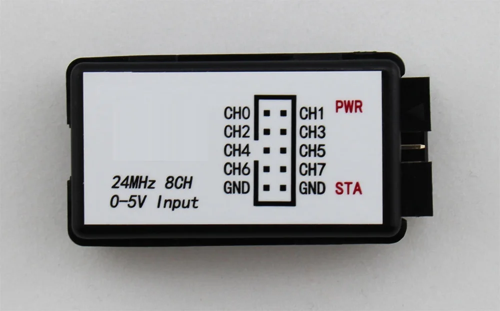 

LA1002 logic analyzer 24M sampling rate of 8 channels