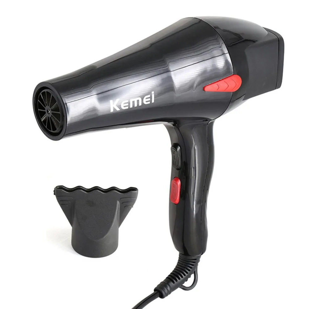 

EU Plug Professional Anion Hair Dryer Hair Care Salon 1600W 220V With Aroma High-power ABS Portable Electric Blower KM-8212