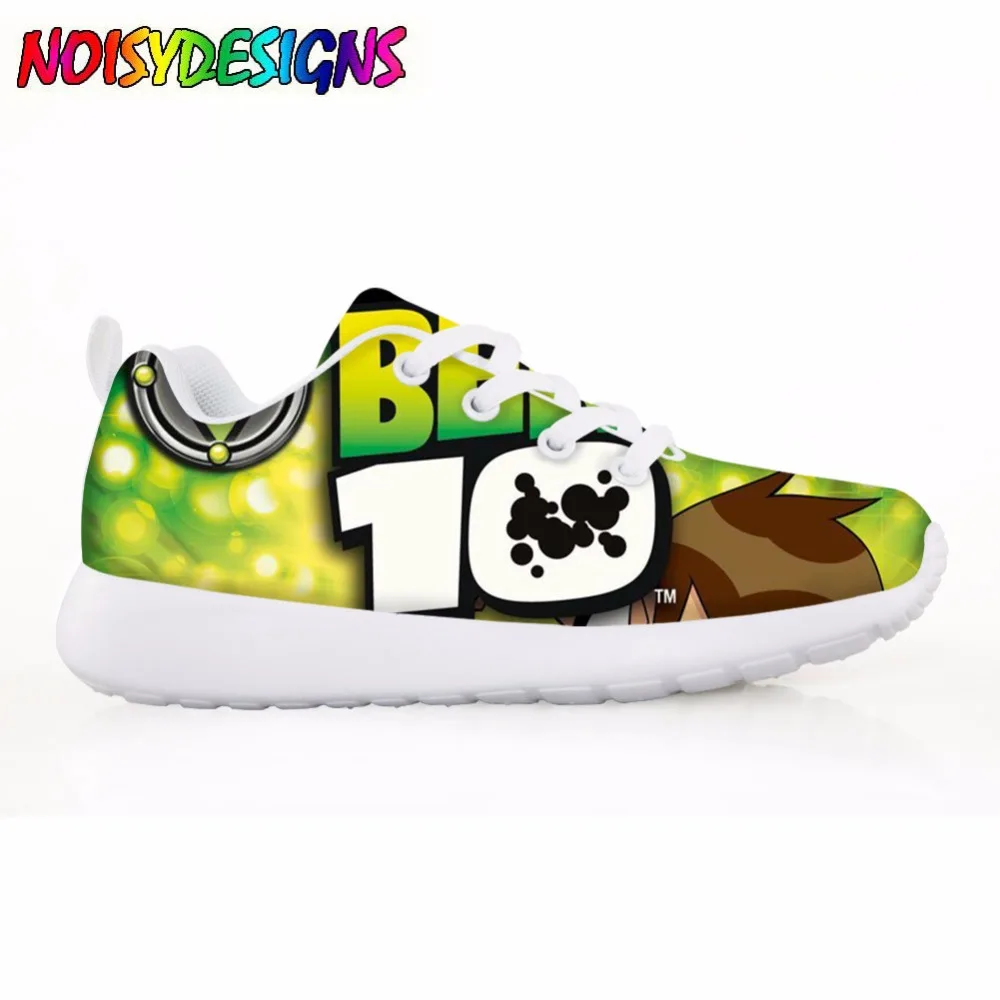 Cool Ben 10 Figure 3D Cyan Print Children Sneakers Casual Flats Shoes Autumn Comfort Air Mesh Shoes for Kid Girls Boys children Cool Ben 10 Figure 3D Cyan Print Children Sneakers Casual Flats Shoes Autumn Comfort Air Mesh Shoes for Kid Girls Boys children