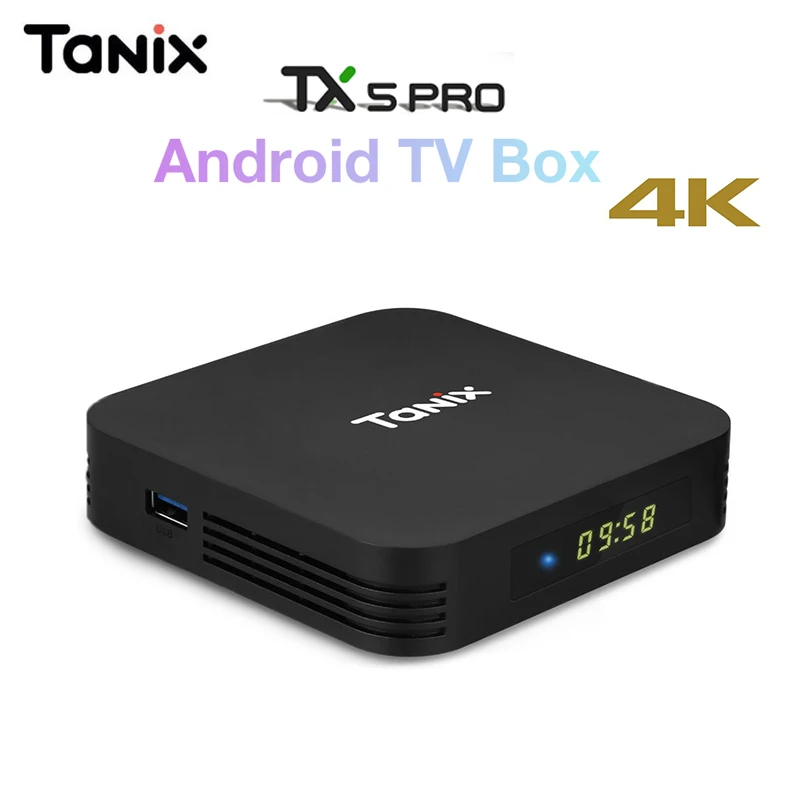 

NEW Tanix TX5 Pro Android 8.1 Smart TV Box Amlogic S905X2 4GB+32GB Set Top Box 2.4G 5G WiFi BT4.2 100Mbps H.265 Media Player