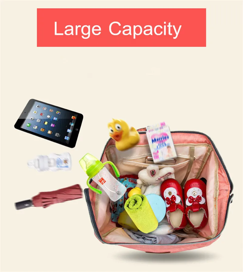Ankommling USB интерфейс пеленки сумка для беременных подгузник сумка для детской коляски сумка большая емкость рюкзак для грудных детей для