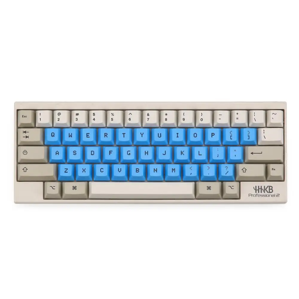 

Dye-subbed 33keys PBT Material mixed color keycaps for Topre Realforce HHKB capacitive keyboard