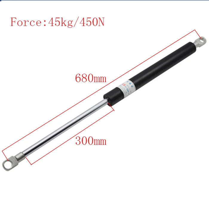 

Free shipping 680mm central distance, 300 mm stroke, pneumatic Auto Gas Spring, Lift Prop Gas Spring Damper
