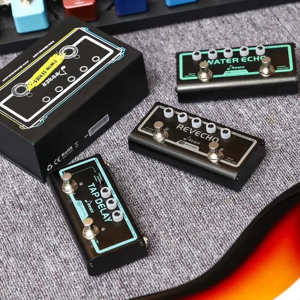  Donner Guitar Pedal Multi effect Pedal Selected Delay Reverb Chorus Effects With Tap Tempo Control 