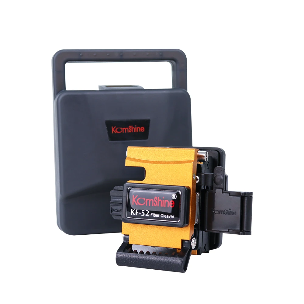 

Fiber Optic Cutter KOMSHINE KF-52 Optical Fiber Cleaver,Used in FTTX FTTH 48000 cleavers Blade Life