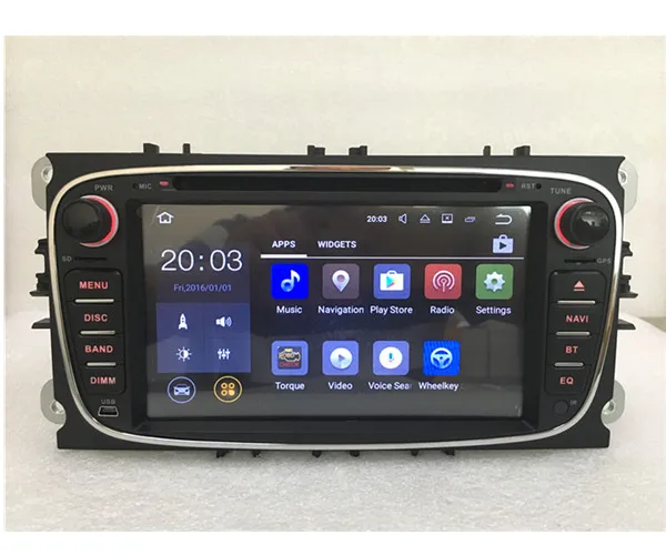 Discount 2Din Android Quad Core Car DVD GPS Navigation for Ford Mondeo S-Max Cmax Focus Radio Head Unit 3G 4G 9