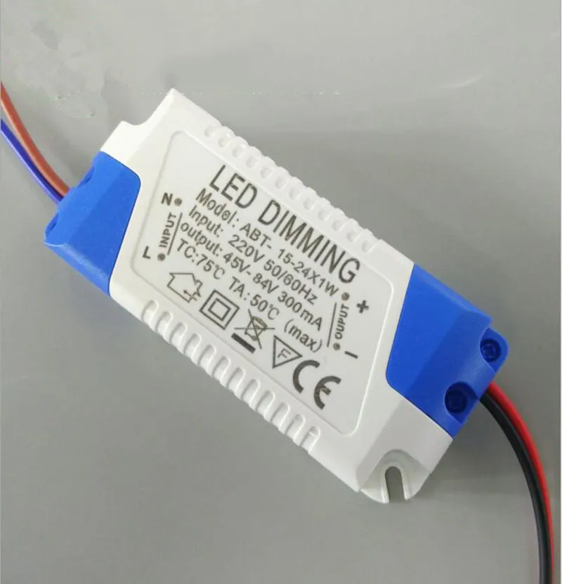 AC220V Dimming Driver LED Ceiling Light 15W 18W 21W 24W Outside