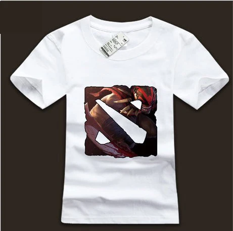  DOTA 2 logo tshirt black tees for youth