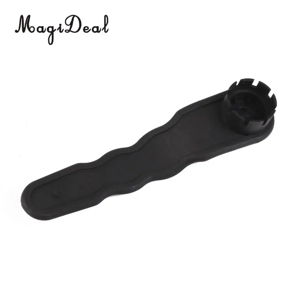 MagiDeal Universal 1Pc PVC Air Valve Wrench 8-Groove Wrench Replacement for Inflatable Boats Kayak Canoe Dinghy Accessory Black