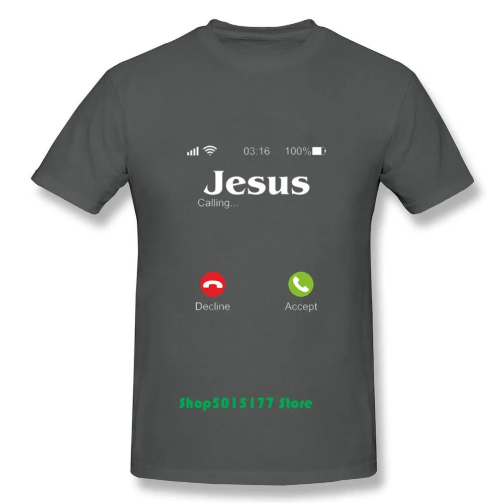 Новая футболка с надписью Jesus Is Call библейская вера христианская религия подарок