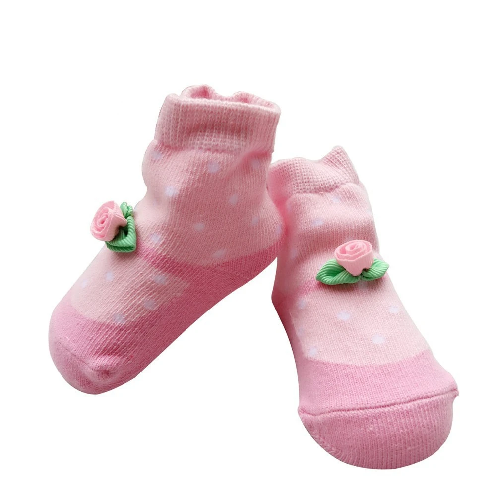 Mery Baby Socks 3D Rose Infant Socks Newborns Princess Birthday New