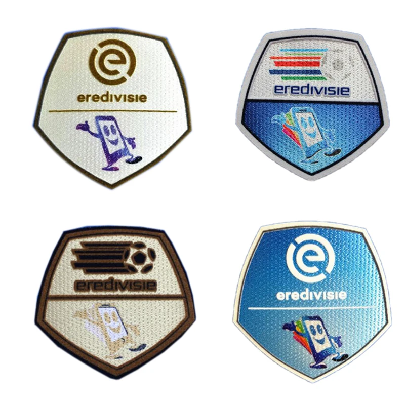 Высокое качество Новый Eredivisie Синий Патч золотые Печатные нашивки значки горячее