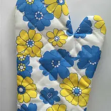 1 шт. перчатка для духовки термостойкие рукавицы кухонная принадлежность, микроволновая печь изоляция печи Нескользящие Утепленные Перчатки