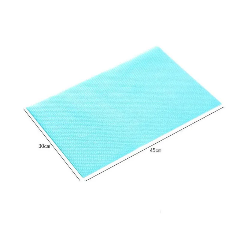 

4PCS Stylish Refrigerator Mat Can Be Reused Waterproof Pad Can Be Cut Washed Cabinet Mat Vegetable Fruit Foam Pad