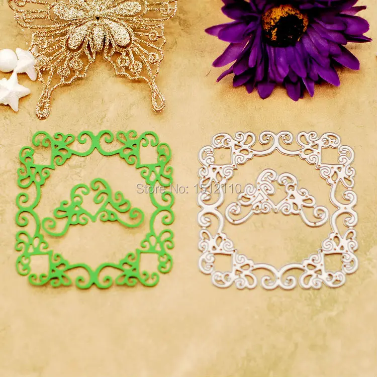 Leave Frame Corner Metal Die cutting Dies For DIY Scrapbooking Photo