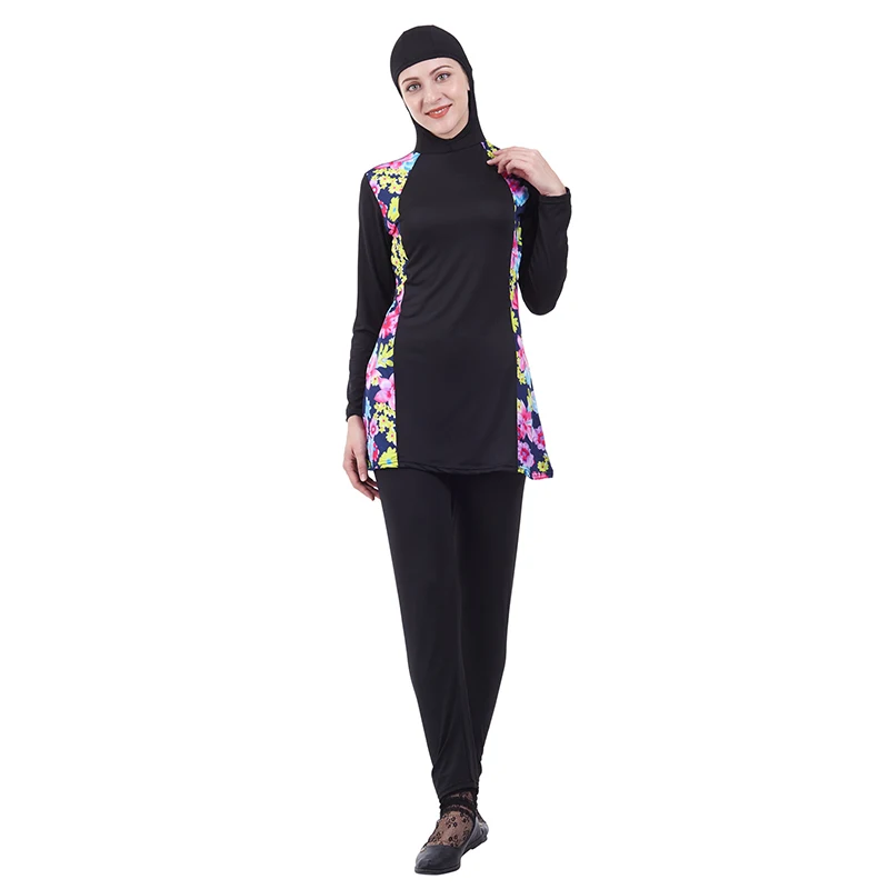 

2019 Fashionable Muslim Swimwears Modest Clothing Modest Cloth Female Islamic Hijab Swimsuit Bathing Brand Muslima Swimwears