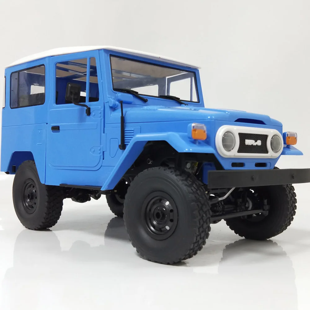 RBR/C WPL C34k Toyota FJ40 металлическая Версия четыре колеса восхождения скалолазание внедорожный Радиоуправляемый автомобиль DIY модифицированная модель - Цвет: BLUE C34K