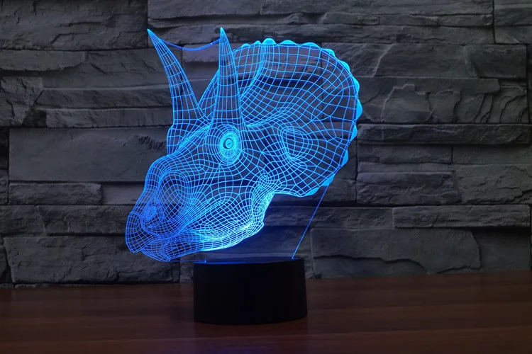 3D Luminarias Огни Новинка ngau Тау свет в ночь визуальную иллюзию День рождения подарки