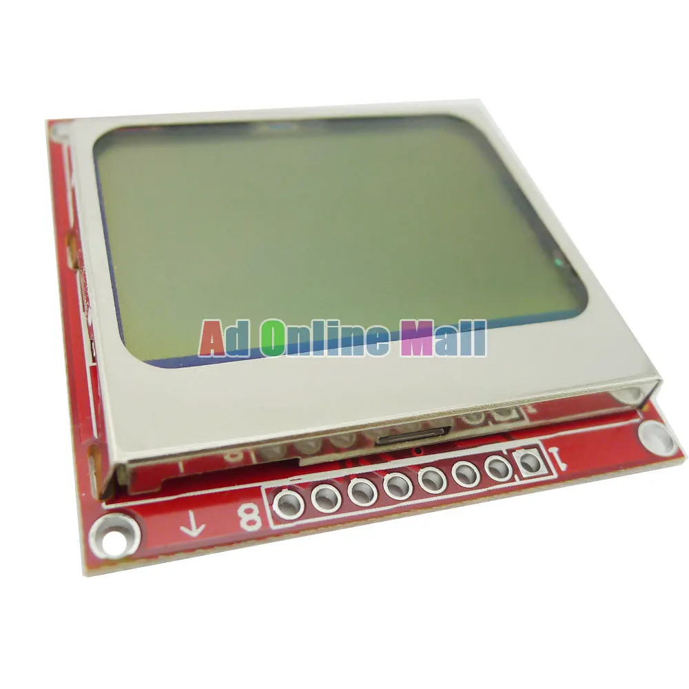 5110 Красный ЖК-модуль с белой подсветкой Красный PCB для Arduino