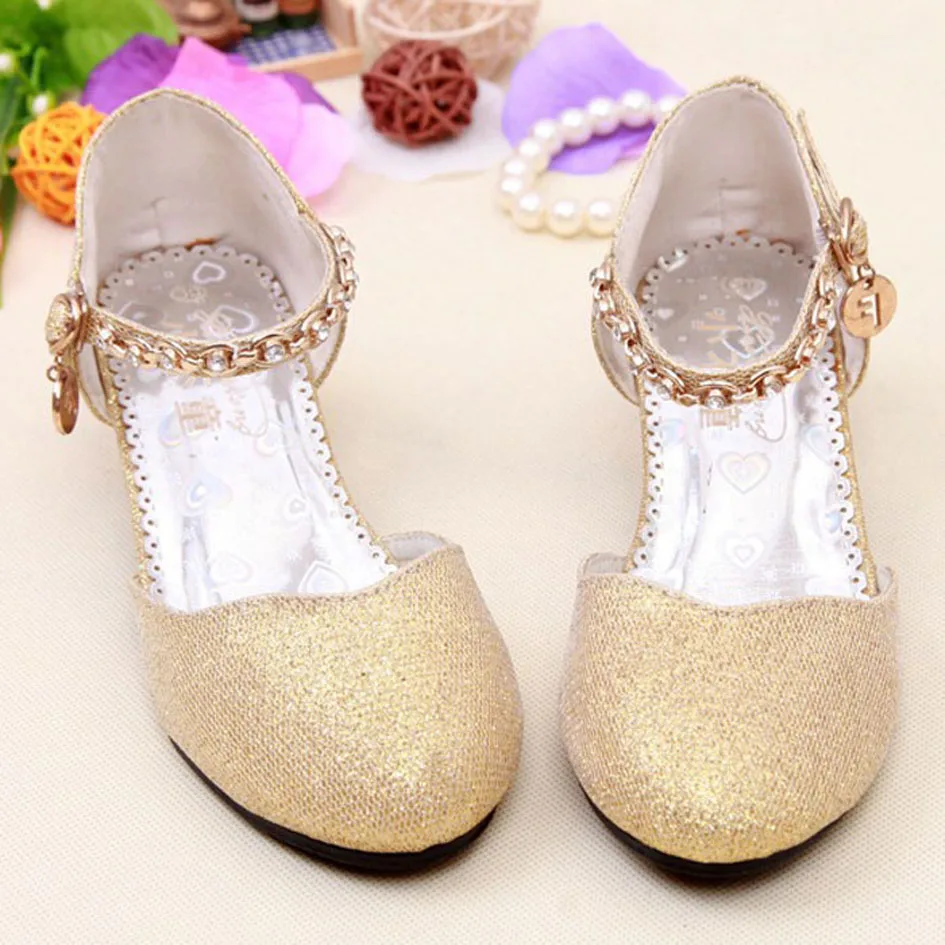 Aliexpress.com : Buy 2016 Children Princess Glitter Sandals Kids Girls ...