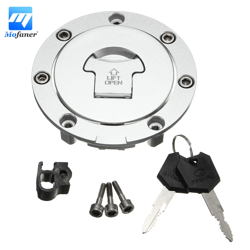 Motorcycle Fuel Gas Cap Cover Tank Lock Set with 2 Keys For Honda