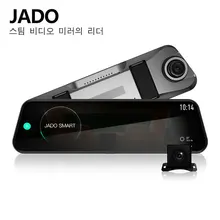 JADO D820 Car Dvr Stream RearView Mirror dash Camera avtoregistrator 10 IPS Touch Screen Full HD 1080P Car Recorder dash cam