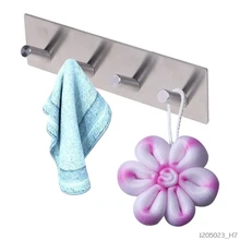 Самоклеящийся настенный крючок сверхпрочная дверь сзади Крючки-Вешалки для ванной кухни
